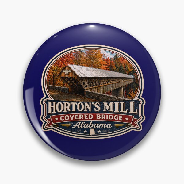 Item preview, Horton's Mill Covered Bridge sticker designed and sold by gotucoveredart.