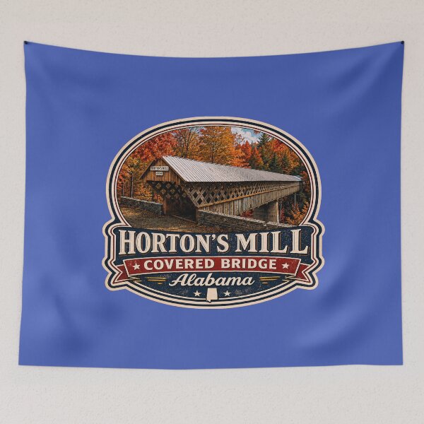 Item preview, Horton's Mill Covered Bridge sticker designed and sold by gotucoveredart.