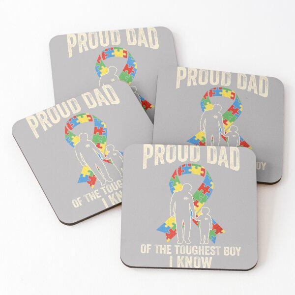 Item preview, Proud Dad of The Toughest Boy I Know Autism Awareness Father designed and sold by GreggRoss.