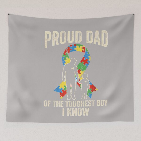 Item preview, Proud Dad of The Toughest Boy I Know Autism Awareness Father designed and sold by GreggRoss.