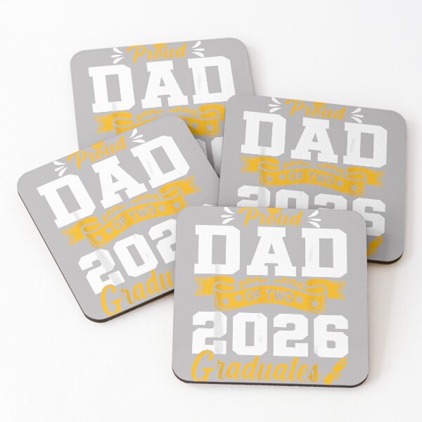 Item preview, Proud Dad of Two 2026 Graduates Class Graduation designed and sold by GreggRoss.