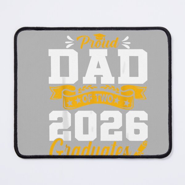 Item preview, Proud Dad of Two 2026 Graduates Class Graduation designed and sold by GreggRoss.