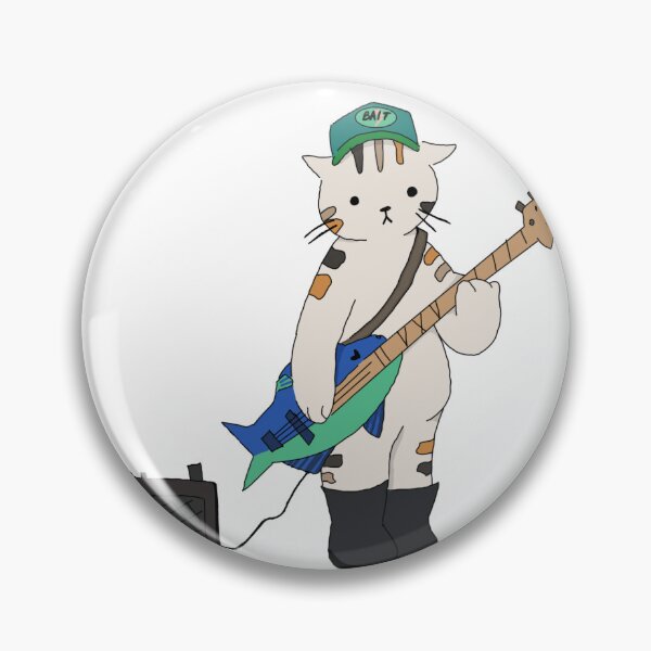 Item preview, Cat playing bass designed and sold by DelaneyGrace28.