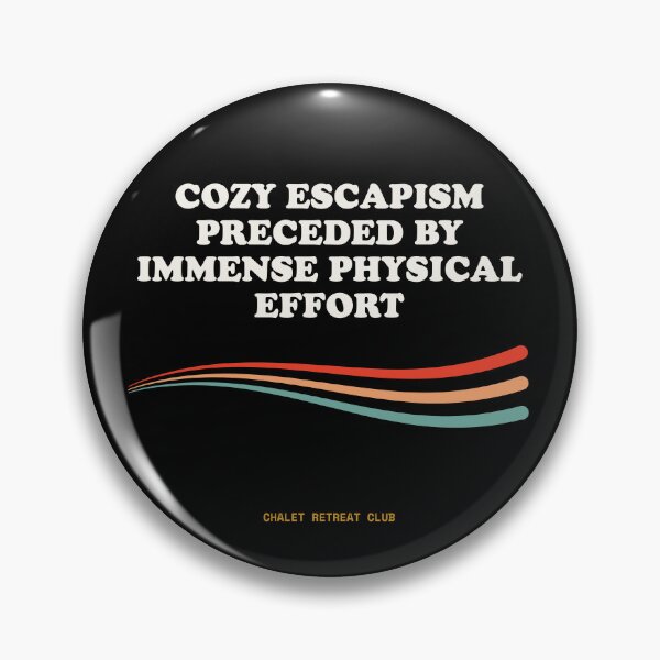 Item preview, Cozy Escapism Preceded By Immense Physical Effort Funny Vintage Retro designed and sold by SlothcoreVibes.