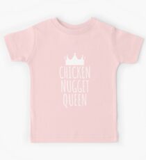 Huhn-Nugget-Königin - Nuggetgeschenk Kinder T-Shirt