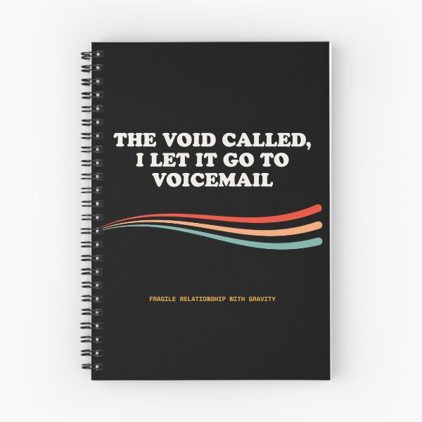 Item preview, The Void Called, I Let It Go To Voicemail Ironic Sarcastic Nature Retro designed and sold by SlothcoreVibes.