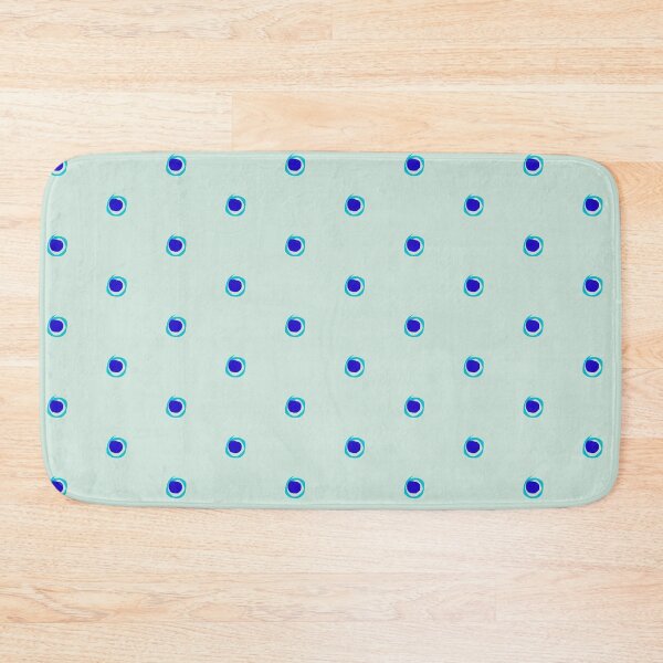 Item preview, Baby Blue and Sky Blue Polka Dot Abstract, Digitally Hand Drawn, DaisyMaisyPaisy designed and sold by DaisyMaisyPaisy.