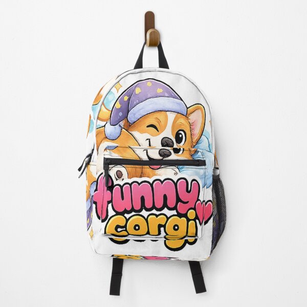 Item preview, Funny sleeping pet corgi  sticker designed and sold by Geek4Art.