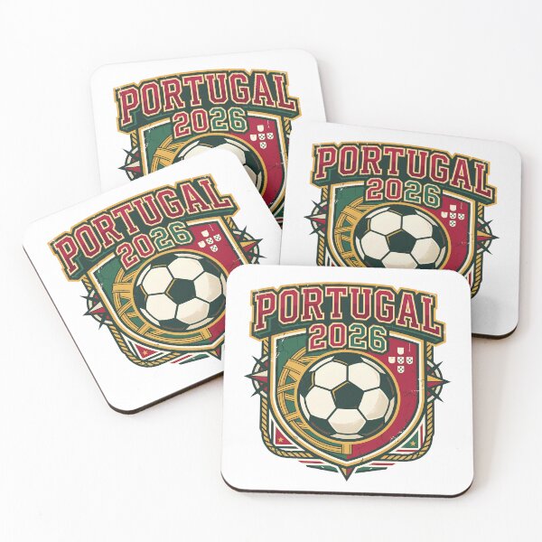 Item preview, Portugal 2026 Retro Football Fan Crest designed and sold by Saq2000.