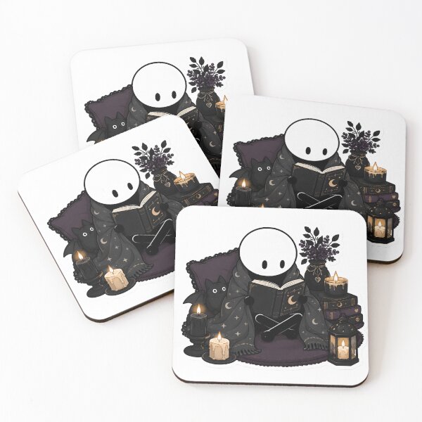Item preview, Midnight Reading Stickman in Cozy Candlelight designed and sold by StickyGuys.
