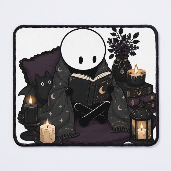 Item preview, Midnight Reading Stickman in Cozy Candlelight designed and sold by StickyGuys.