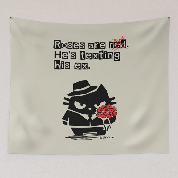 Item preview, Cynical Romance Cat Meme designed and sold by IAPICTURE.