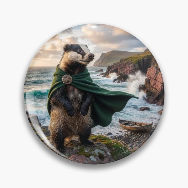 Item preview, Itinerate Badger Roams the World designed and sold by Tridentulus.