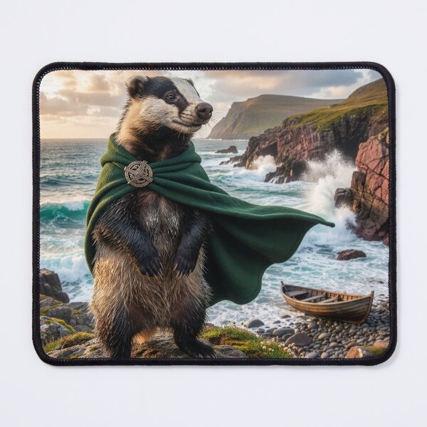 Item preview, Itinerate Badger Roams the World designed and sold by Tridentulus.