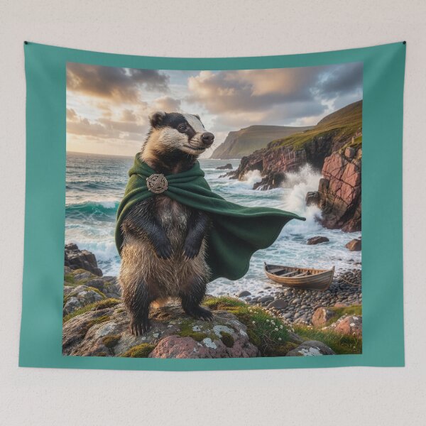 Item preview, Itinerate Badger Roams the World designed and sold by Tridentulus.