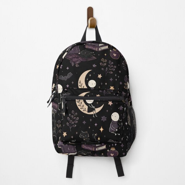Item preview, Soft Goth Stickman Seamless Moon Pattern designed and sold by StickyGuys.