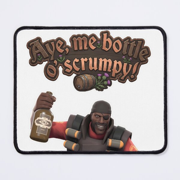 Item preview, DEMOMAN Team fortress 2 "Aye, me bottle o' scrumpy!" designed and sold by Hellmitor.
