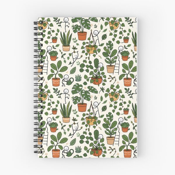 Item preview, Botanical Chaos Stickman Pattern with Succulents designed and sold by StickyGuys.