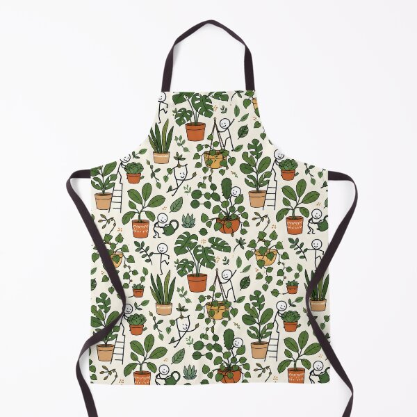 Item preview, Botanical Chaos Stickman Pattern with Succulents designed and sold by StickyGuys.
