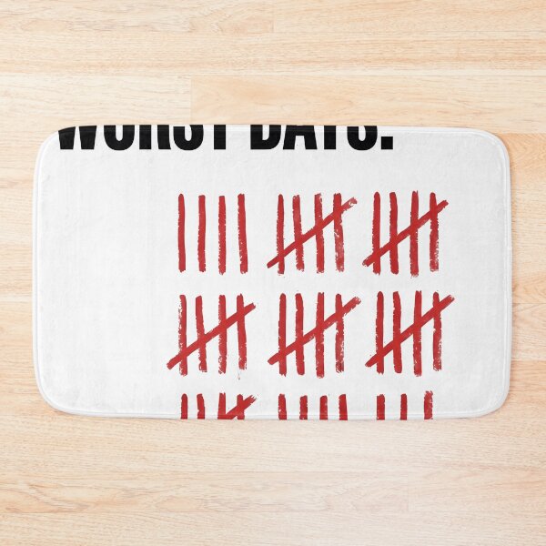 Item preview, Survival Rate Tally Marks Bad Days Trophy designed and sold by Artist-Auliffe.