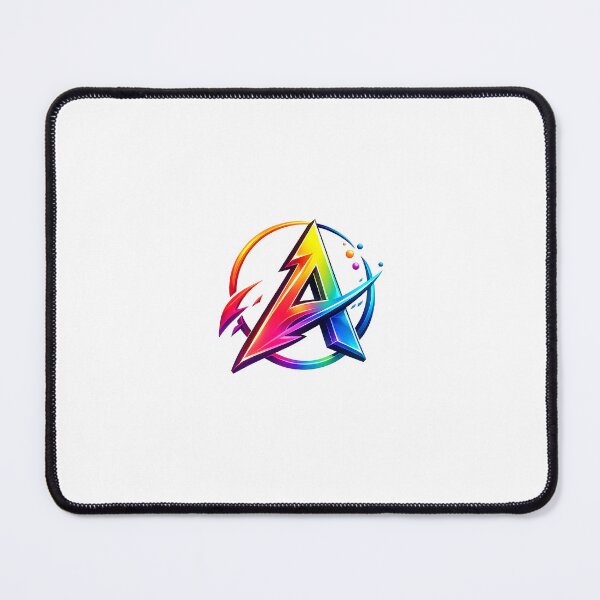 Item preview, Colorful Futuristic Letter A Logo | Modern Gaming Style Rainbow Design designed and sold by Pradeep Chauhan.