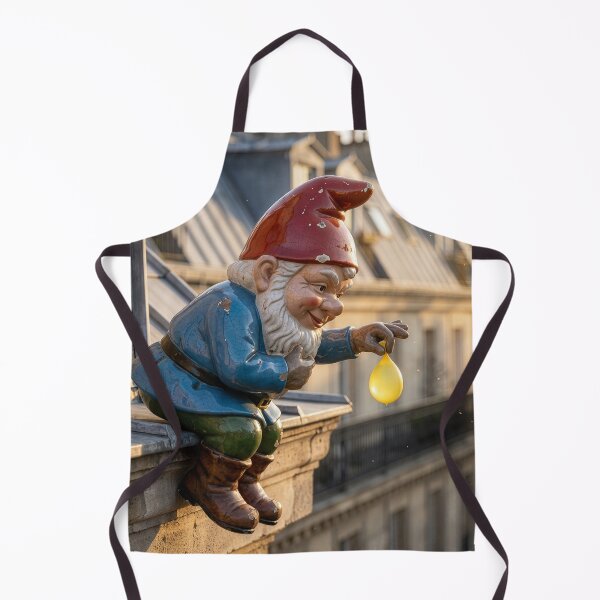 Item preview, Naughty Gnome Drops a Water Balloon designed and sold by Tridentulus.