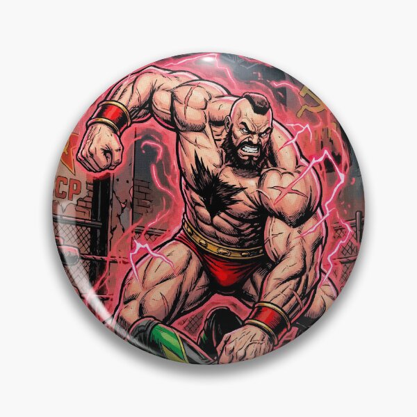 Item preview, Zangief The Red Cyclone Retro Arcade Art designed and sold by Thogan0416.