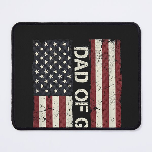 Item preview, Dad of Girls Outnumbered Funny American Flag Father designed and sold by CriseldaBruning.