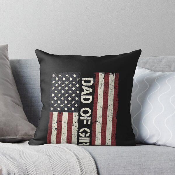 Item preview, Dad of Girls Outnumbered Funny American Flag Father designed and sold by CriseldaBruning.