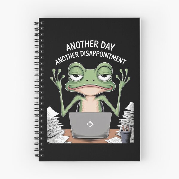 Item preview, Another Day Another Disappointment Funny Work Frog Meme Gift designed and sold by Say It With Ink.