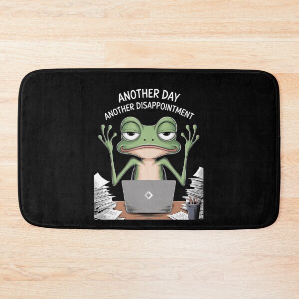Item preview, Another Day Another Disappointment Funny Work Frog Meme Gift designed and sold by Say It With Ink.