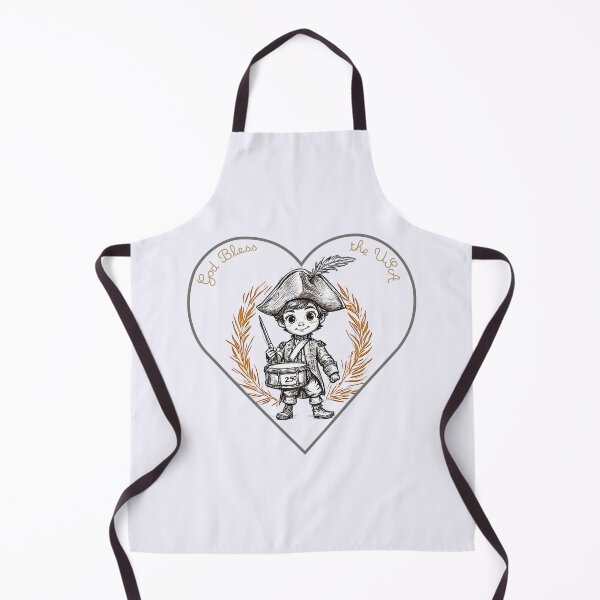 Item preview, Cute Patriotic Drummer Boy Heart - God Bless the USA America 250 designed and sold by dcohea.