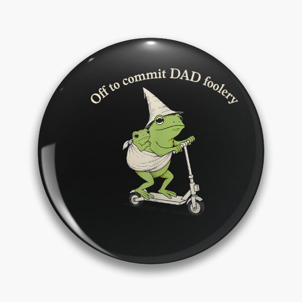 Item preview, Dad Frog Off to Commit Dad Foolery Funny Father's Day Dada designed and sold by FrankIsabel.