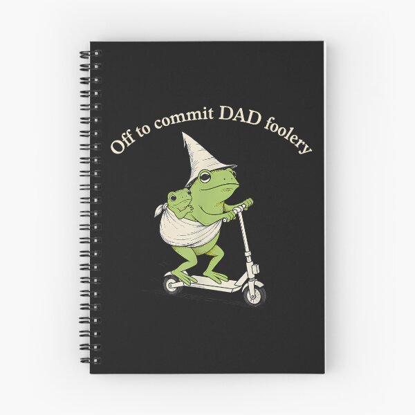 Item preview, Dad Frog Off to Commit Dad Foolery Funny Father's Day Dada designed and sold by FrankIsabel.