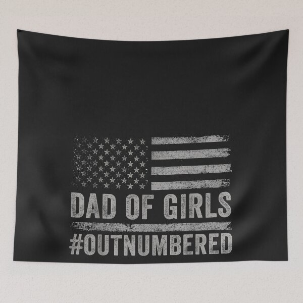 Item preview, Dad of Girls Outnumbered Funny Girl Father's Day Daddy designed and sold by CriseldaBruning.