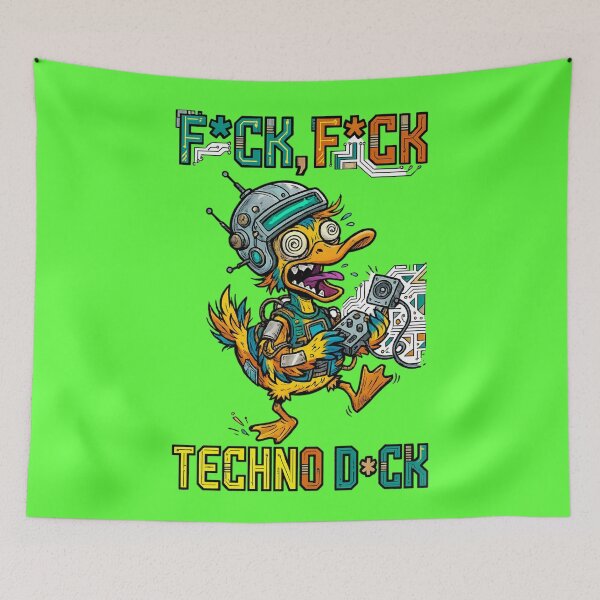 Item preview, F*ck F*ck Techno D*ck designed and sold by DDLeach.