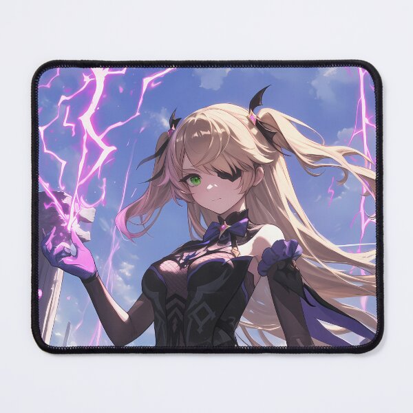 Item preview, Fischl Genshin Impact Purple Lightning Gothic Waifu designed and sold by 108Recordings.