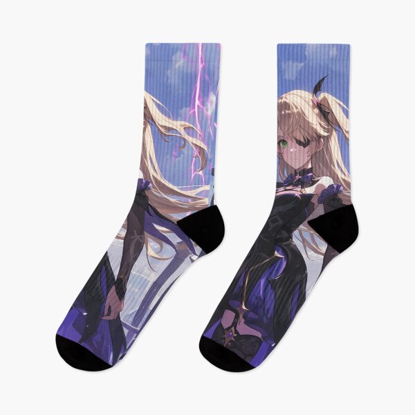 Item preview, Fischl Genshin Impact Purple Lightning Gothic Waifu designed and sold by 108Recordings.