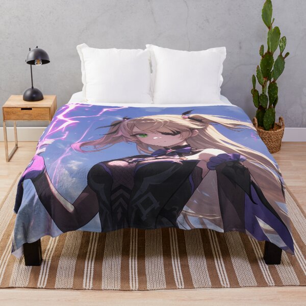 Item preview, Fischl Genshin Impact Purple Lightning Gothic Waifu designed and sold by 108Recordings.