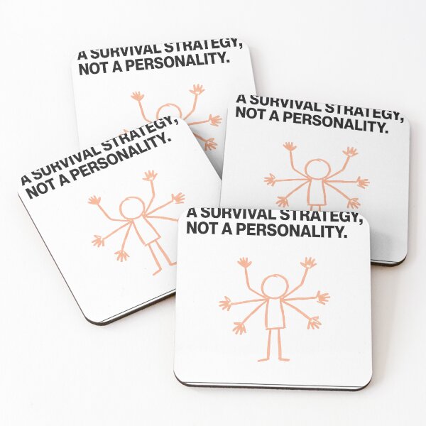 Item preview, People Pleasing Survival Strategy Trauma Response Art designed and sold by Artist-Auliffe.