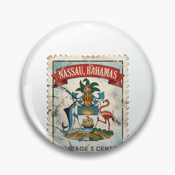 Item preview, Nassau Bahamas Postage 5 Cents Caribbean Travel Souvenir designed and sold by Simsimah26Parks.