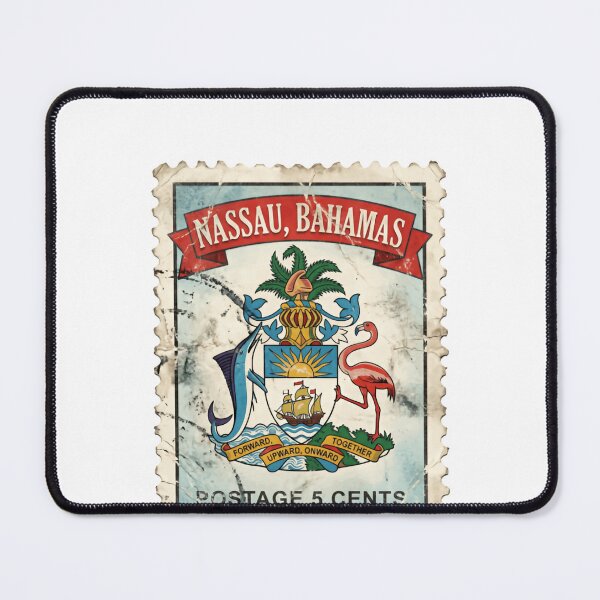 Item preview, Nassau Bahamas Postage 5 Cents Caribbean Travel Souvenir designed and sold by Simsimah26Parks.