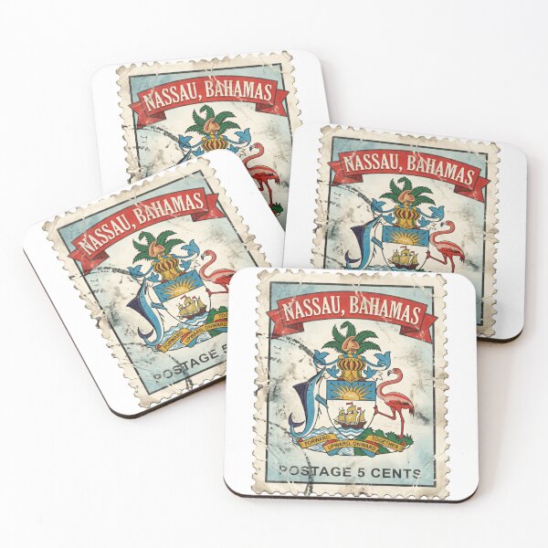 Item preview, Nassau Bahamas Postage 5 Cents Caribbean Travel Souvenir designed and sold by Simsimah26Parks.