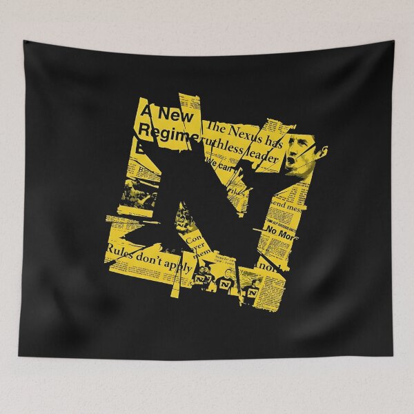 Item preview, The New Nexus CM Punk Vintage Newspaper Wrestling Art designed and sold by The Irish Whip.
