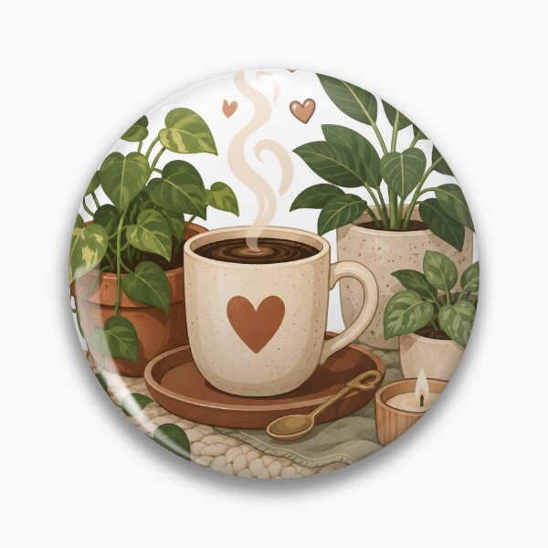 Item preview, Coffee Plant Bliss Cozy Mug Pattern designed and sold by StickyGuys.