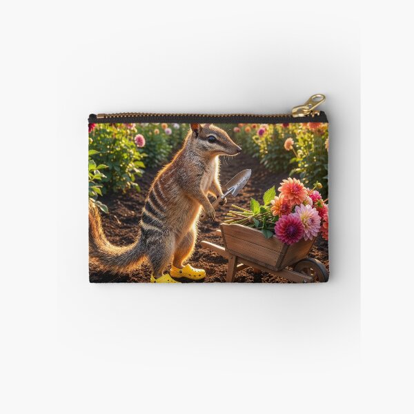 Item preview, Numbat Gardener Gathers Dahlias designed and sold by Tridentulus.
