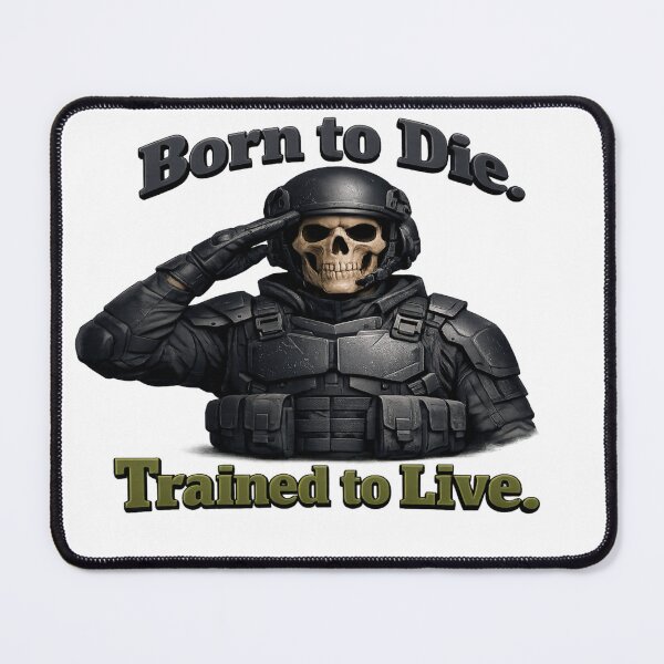 Item preview, Skull Soldier Born to Die designed and sold by Dresut.