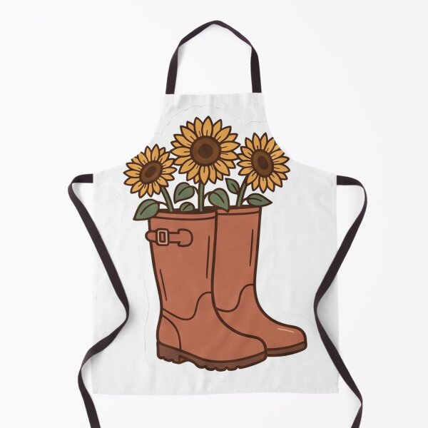 Item preview, Rain Boots with Sunflowers - Rustic Garden Aesthetic designed and sold by PixelsTelas.