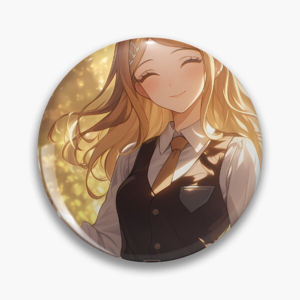 Item preview, Kaede Akamatsu Danganronpa Golden Sunlight Forest Swing Smile designed and sold by SuperTeamCanada.