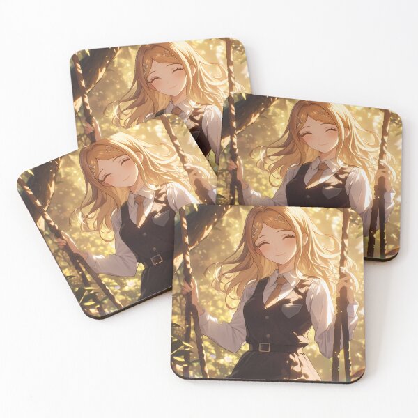 Item preview, Kaede Akamatsu Danganronpa Golden Sunlight Forest Swing Smile designed and sold by SuperTeamCanada.